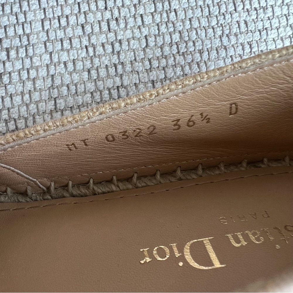 CHRISTIAN DIOR Granville Espadrilles in Beige - Picture 6 of 7